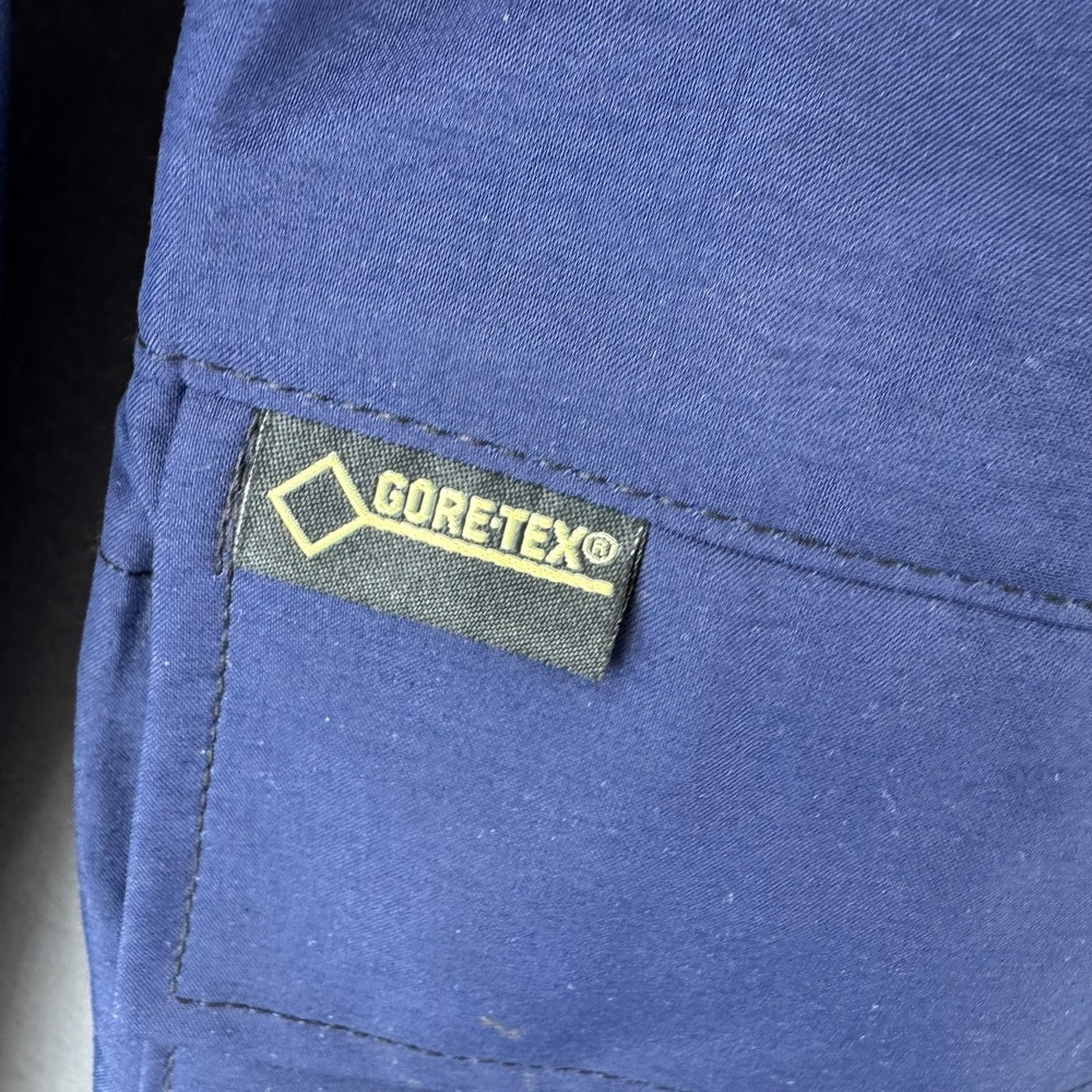 USN Goretex Fowl Weather II Parka Mens Large Blue Waterproof Shell Military USA - Picture 6 of 16